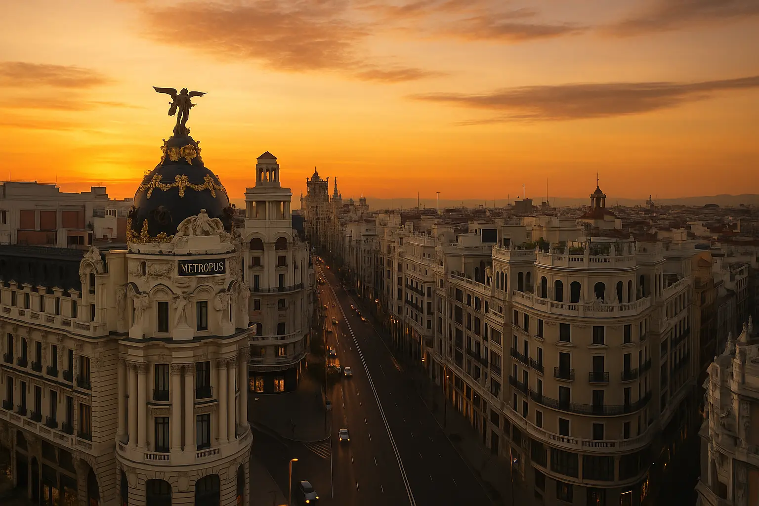 Abogado laboralista en Madrid – vista panorámica de la ciudad